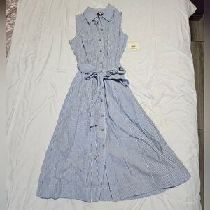 NWT Anne Klein button down dress size 4